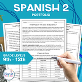 Spanish 2 Portfolio Review | Comprehensive Full-Year Maste