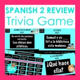 Spanish 2 Review Trivia Game | Jeopardy-style Game