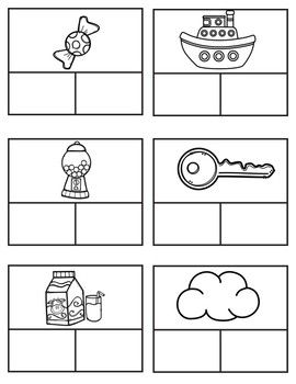 Spanish 2 Syllable Picture Cards by Kindergarten Maestra | TPT