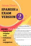 Spanish 2 Verb Exam Version 2