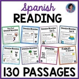 Spanish Reading Comprehension Passages and Questions Bundle {En Español for ESL}