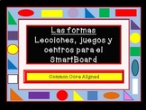 Spanish 2D Shapes Games, and Centers for the SmartBoard Al