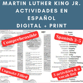Spanish Martin Luther King Jr. Activities | Worksheets | R