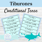 Spanish Conditional Tense Tiburones Conjugation Game