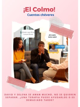 Preview of Spanish 3+ Couples Therapy Short Story: Subjunctive use/ Relationships/