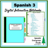 Spanish 3 Digital Interactive Notebook (Face 2 Face/ Dista