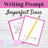 Spanish Imperfect Tense Writing Prompt on Childhood and Li