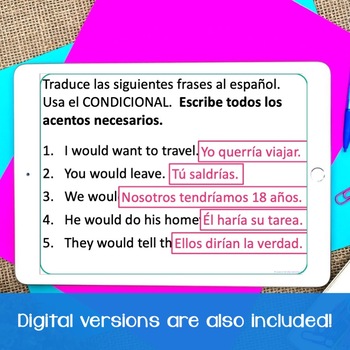 Spanish 3 Exit Tickets: 95 by Miss Senorita | Teachers Pay Teachers