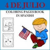 Spanish 4th of July Coloring Pages/Book: El 4 de Julio