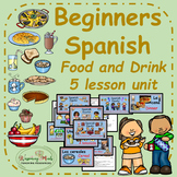 Spanish 5 Lesson Bundle : Food and Drink / la comida