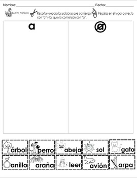 Preview of Spanish 5 vowels A E I O U 40 different center/homework activities!!!!