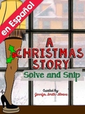 Spanish A Christmas Story Math Activity | Decimals Activit
