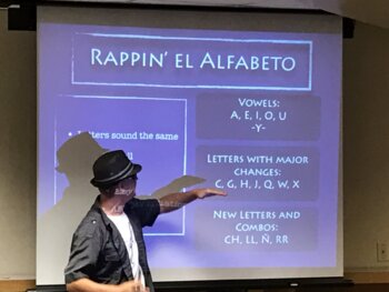 Preview of Spanish ABC Hip Hop/Rap Song to learn Alfabeto en Español