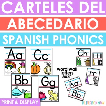 Poster Spanish Words and Alphabet 40x60cm 