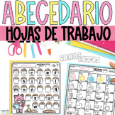 Spanish ABC Worksheets | Hojas de Trabajo - Abecedario
