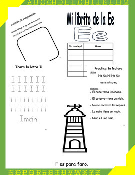 Libritos en espanol del alfabeto (Alphabet Flip books in Spanish