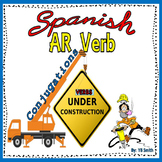 Spanish AR Verb Conjugations Notes and Practice Powerpoint BUNDLE