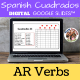 Spanish AR Verbs Digital Activity (Google Slides™) - Cuadrados