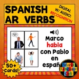 AR Verbs Spanish Boom Cards, Digital Task Cards, Present T