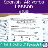 Spanish -AR Verbs Lesson - singular