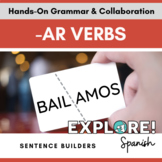 Spanish -AR Verbs - Sentence Builders hands-on activity - 