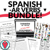 Spanish AR Verbs Worksheets, Grammar Presentation, Activit