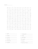 Spanish AR verb word search