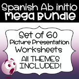 Spanish Ab Initio IO Photo Presentation Practice BUNDLE ☆ 