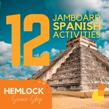 Preview of Spanish Activities - 12 engaging, digital assignments in Jamboard