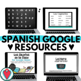 Spanish Activities Bundle for Google Slides + PowerPoint -