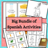 Spanish Activities Bundle to Teach Spanish Vocabulary with