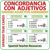 Spanish Adjective Agreement - Task Cards