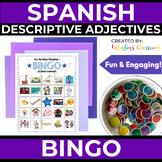 Spanish Adjectives Characteristics Game Bingo Loteria | As
