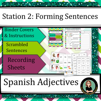 spanish adjectives describing people sentence structure centers