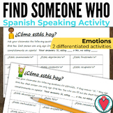 Spanish Emotions - Spanish Speaking Practice Activity - Fi