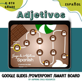 Spanish Adjectives Google Game Actividad de Adjetivos