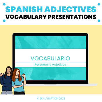 Preview of Spanish Adjectives Google Slides Presentations