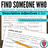 Spanish Adjectives Activity - Spanish Speaking Practice Fi