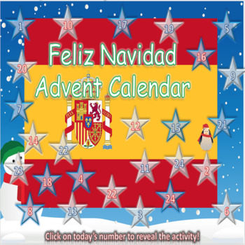 Preview of Spanish Advent Calendar