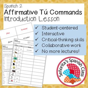 Preview of Spanish - Affirmative Tu Commands - Introduction Lesson