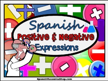 Preview of Spanish Affirmative and Negative Expressions BUNDLE