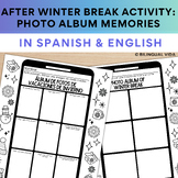Spanish After Winter Break Activity, Winter Cell Phone Pho