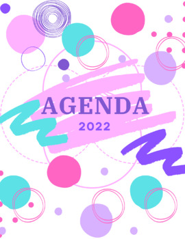 Preview of Spanish Agenda - Yearly Planner for Spanish Learners