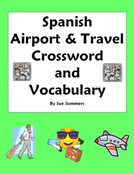 spanish travel vocabulary list teaching resources tpt