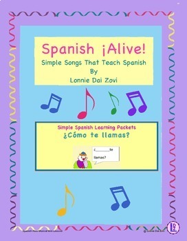 Preview of Spanish ¡Alive! Musical Mini-lessons – ¿Cómo te llamas? By Lonnie Dai Zovi