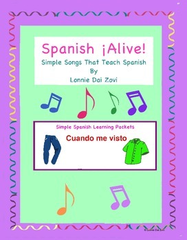 Preview of Spanish ¡Alive! Musical Mini-lessons –Cuando me visto (Clothing in Spanish)
