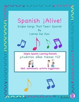 Preview of Spanish ¡Alive! Musical Mini-lessons - ¿Cuántos años tienes tú ?