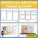 Spanish All About Me Phone Activity