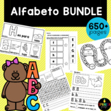 Spanish Alphabet Activities Bundle (Alfabeto / Abecedario 