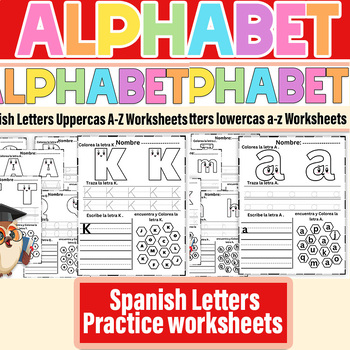 Preview of Spanish Alphabet Activities Worksheets | Morning Work First Grade |del alfabeto